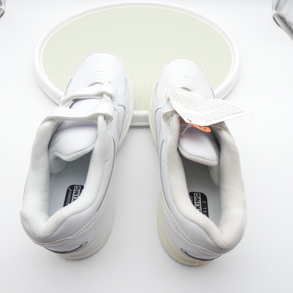New Balance 577V1 MW577VM Mens US 10.5 Walking Shoes White Leather Sneakers - Picture 8 of 10